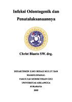 Infeksi Odontogenik Dan Penatalaksanaannya Kuliah [PDF]