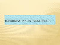 Informasi Akuntansi Penuh