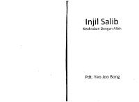 Injil Salib-Keakraban Dengan Allah PDF