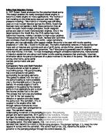 Inline Fuel Injection Pumps