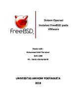 Instalasi Sistem Operasi FreeBSD Berbasis CLI