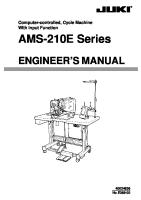 Instruction Manual Juki AMS-210E