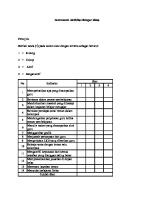 Instrument Aktivitas Belajar Siswa Dan Grafik