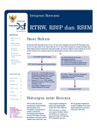 Integrasi Rencana RTRW, RPJP, Dan RPJM [PDF]