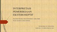 Interpretasi Pemeriksaan Eksteroseptif