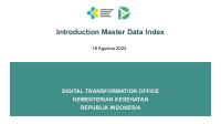 Introduction Master Data Index [PDF]