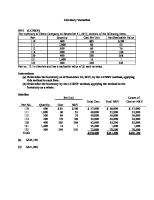 Inventory Valuation Tutorial