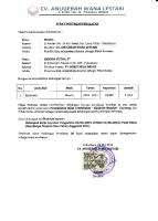 Invoice Excavator Hasal (3 Unit) - Pt. Bni