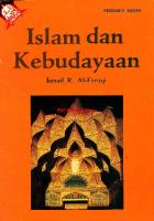 Islam Dan Kebudayaan by Ismail Raji Al Faruqi [PDF]