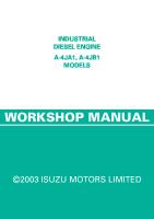 Isuzu Diesel Engine 4JA1 and 4JB1 [PDF]