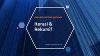 Iterasi Rekursif [PDF]