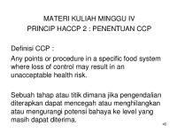 IV - Penentuan CCP [PDF]