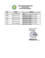 Jadwal Kegiatan Keagamaan