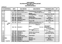 Jadwal Kegiatan Pelantikan Kenaikan Tingkat [PDF]