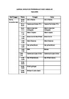 JADWAL KEGIATAN PENERIMAAN TAMU AMBALAN New [PDF]