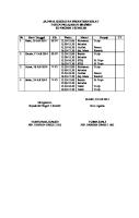 Jadwal Kegiatan Pesantren Kilat