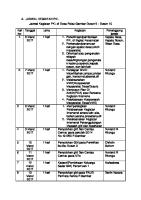 Jadwal Kegiatan PKL