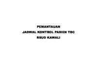 Jadwal Kontrol Pasien TBC [PDF]