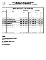 Jadwal Matrikulasi [PDF]