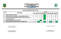 Jadwal Monitoring UKM