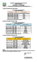 Jadwal PAS & UAS Semester 2