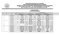 Jadwal Pelajaran