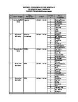 Jadwal Pengawas Ruang Ujian Sekolah