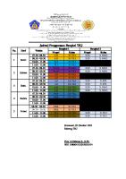 Jadwal Penggunaan Bengkel TKJ