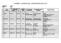 Jadwal Posyandu