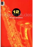 James Rae - 12 Modern Etudes For Saxophone PDF