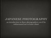 Japanese Photography PDF