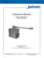 Jastram Rudder Feedback Unit [PDF]