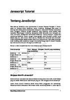 JavaScript Tutorial [PDF]