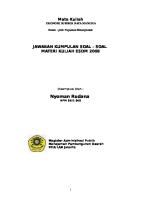 Jawaban Soal Esdm - Prof. Payaman