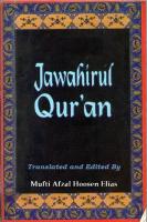 Jawahirul Quran Translated and Edited by Mufti Afzal Hoosen Elias