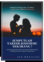 Jemputlah Takdir Jodoh Anda Sekarang !