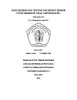 Jenis Sensor Dan Contoh Datasheet Sensor