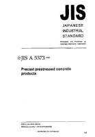 JIS A5373 2004 Precast Prestressed Concrete Products PDF [PDF]