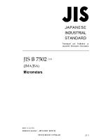 JIS B 7502: Japanese Industrial Standard