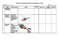 Job Sheet Pemeriksaan Sistem Starter Sepeda Motor