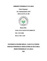 Jobsheet Dekorasi Bunga Kertas [PDF]