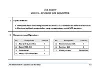 Jobsheet LCD