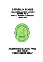 Juklak Juknis Pentas Pai 2018 Jabar-2