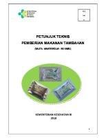 Juknis PMT Kemenkes RI - 2018 PDF