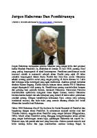 Jurgen Habermas Dan Pemikirannya [PDF]