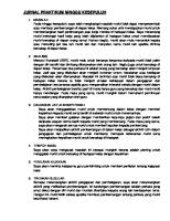 Jurnal Praktikum Minggu Kesepuluh [PDF]