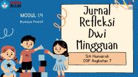 Jurnal Refleksi Dwi Mingguan