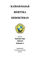 Kaidah Dasar Bioetika Kedokteran [PDF]