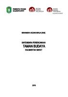 KAK Sayembara Taman Budaya Kalimantan Barat