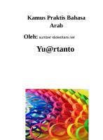 Kamus Praktis Bahasa Arab (Indonesia-Arab)